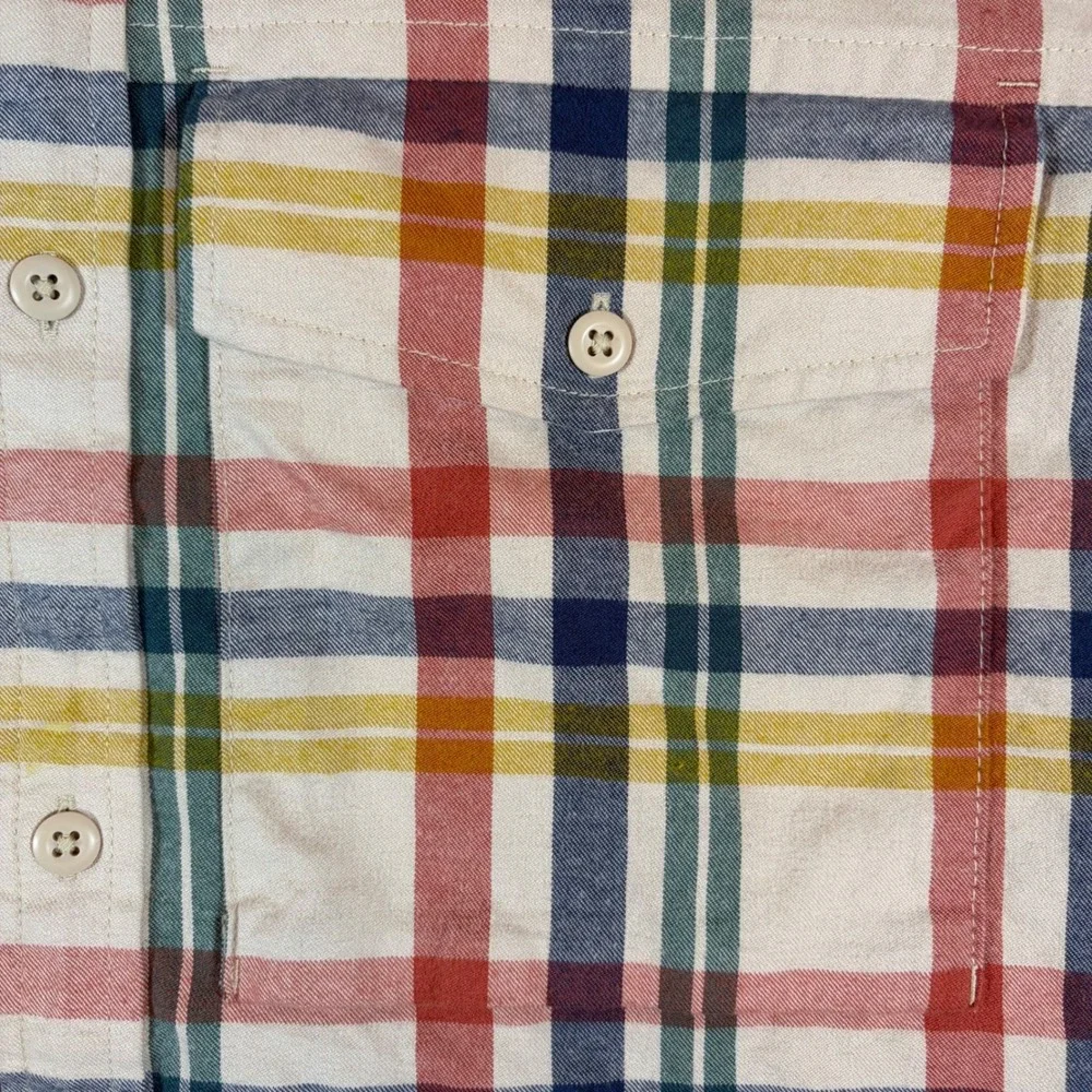 REI Co-op Wallace Lake Flannel Shirt Mens XL Tall Plaid Cotton Button Down Multi - Picture 6 of 11